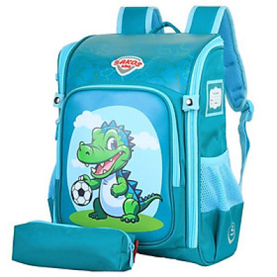Ba Lô Học Sinh Kid Bingo Kèm Bóp Viết - Sakos SBO020SDNG00 - Soccer Dino
