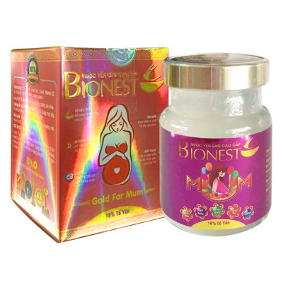 Bộ 10 lọ Yến sào Bionest Mum cao cấp cho mẹ bầu