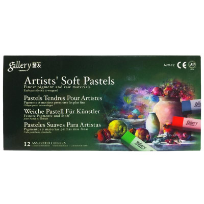 Hộp 12 Màu Vẽ Phấn Tiên Gallery Artists