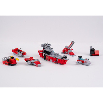 Đồ Chơi Lắp Ráp Siêu Chiến Hạm 6 Trong 1 - Warship - Toys&Joys 8970-1 (138 Mảnh Ghép)