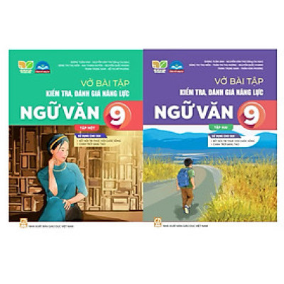 ￼Sách - (Combo 2 tập ) Vở bài tập kiểm tra , đánh giá năng lực ngữ văn 9