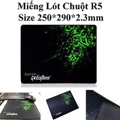 Miếng Lót Chuột R5 Size 250*290*2.3Mm May Viền Cao Cấp