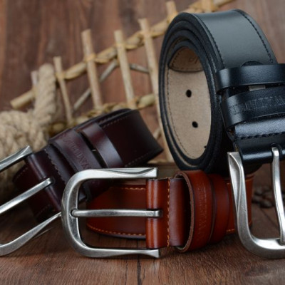 Thắt Lưng Da Bò Chính hãng COWATHER XF011 Đen