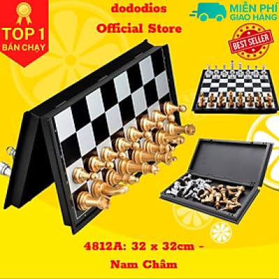 Cờ vua Dododios nam châm cao cấp - 32x32cm - Hàng chính hãng