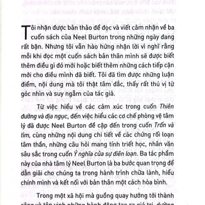 Ý Nghĩa Của Sự Điên Loạn - Cách Nhận Diện Nguồn Cơn Và Xử Lý Những Nỗi Đau Tinh Thần Sâu Trong Bạn