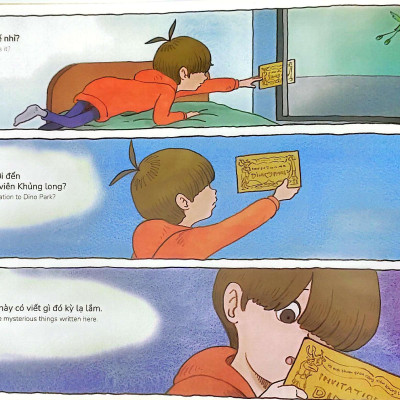 Sách - Công Viên Khủng Long - Invitation To Dino Park - Bìa Cứng