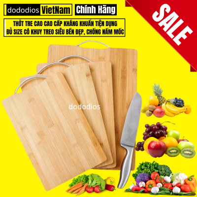 [LOẠI TUYỂN CHỌN XỊN] Thớt Tre Cao Cấp kích thước 30cmx20cm và 24cmx34cm dày 2cm An toàn vệ sinh - Chính hãng dododios