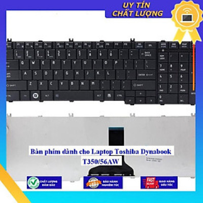 Bàn phím dùng cho Laptop Toshiba Dynabook T350/56AW - Hàng Nhập Khẩu New Seal