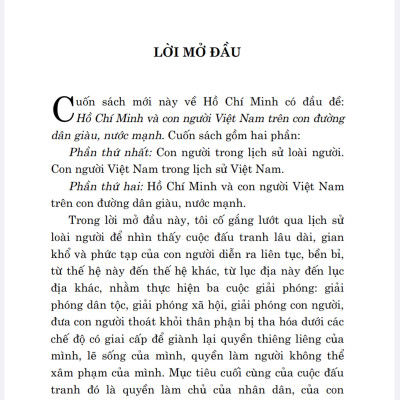Hồ Chí Minh và con người Việt Nam trên con đường dân giàu,nước mạnh