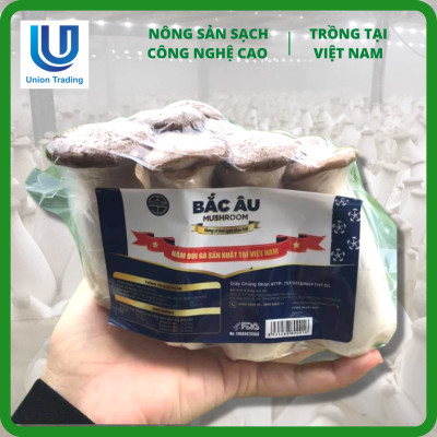 Nấm Đùi Gà Việt Nam 500g - Ngon Ngọt, Giòn Dai - Trồng Tại Nhà Máy Công Nghệ Cao Bắc Âu, Đak Lak