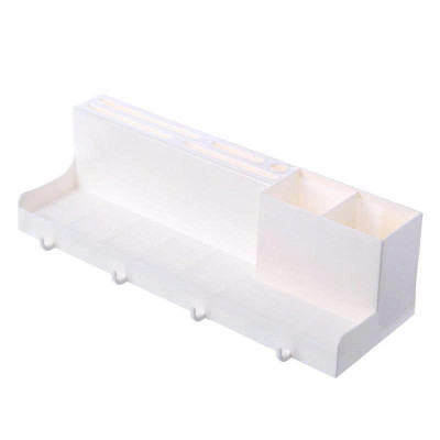 Kệ Đựng Gia Vị Nhà Bếp 4 Móc Treo Tường Thoát Nước (Màu ngẫu nhiên)