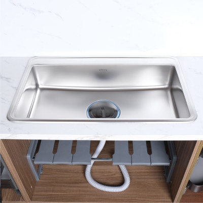 KỆ BỒN RỬA CHÉN INOX TZN 850