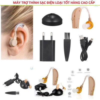 Tai Nge Trợ Thíinh Không Dây JZ-1088F2 – Có Sạc, Hỗ Trợ Người Già Lớn Tuổi, Nghe Rõ Ràng , đèn trợ sáng