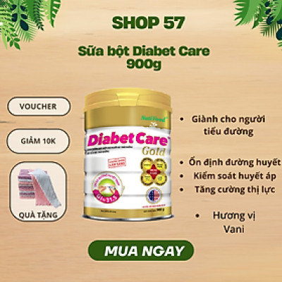 Sữa Bột Diabet Care Gold Nutifood 900g – Dinh Dưỡng Chuyên Biệt Cho Người Tiểu Đường