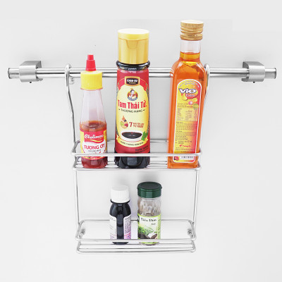 Bộ giá treo gia vị 2 tầng Inox 304 Yamato