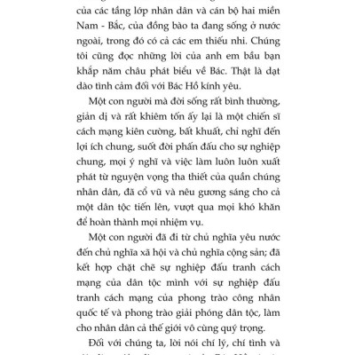 Những bức thư kể chuyện Bác Hồ (Xuất bản lần thứ hai) bản in 2025