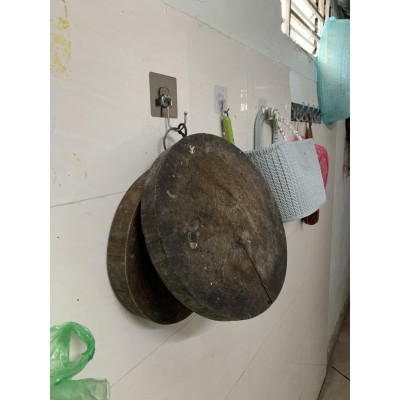 MÓC DÁN TƯỜNG INOX 304 DÁN CHẢI TREO DAO, THỚT, TREO ĐỒ DÙNG ĐA NĂNG SIÊU DÍNH