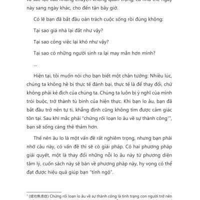 Sách - Bạn Lo Lắng Đâu Có Nghĩa Là Bạn Đang Cố Gắng