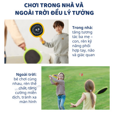 Vợt cầu lông cho bé Mideer Kids Junior Racket, đồ chơi thể thao cho bé