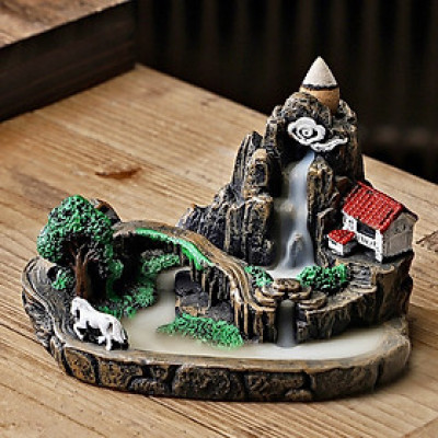 Thác khói tiểu cảnh size đại dùng xông trầm - tháp trầm hương Dương Minh