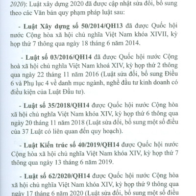 Luật Xây Dựng - Luật Kiến Trúc (Song ngữ Việt - Anh)