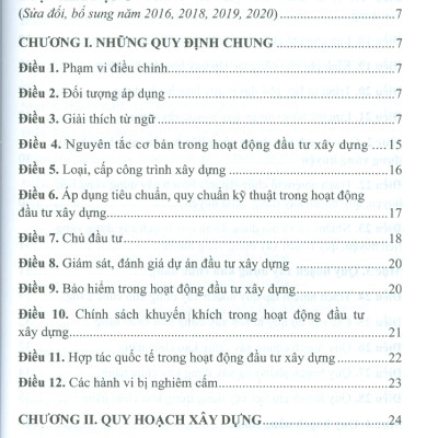 Luật Xây Dựng - Luật Kiến Trúc (Song ngữ Việt - Anh)