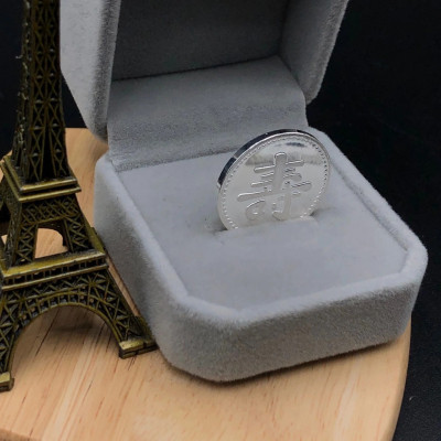  Đồng Xu Bạc Hoa Xòe Cạo Gió Đánh Gió Đánh Cảm Chữ Thọ Bạc Nguyên Chất S999 BẠC HIỂU MINH XDG18