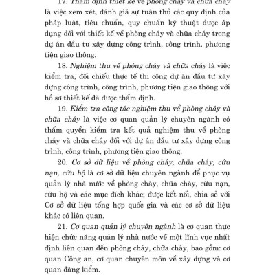 Luật phòng cháy, chữa cháy và cứu nạn, cứu hộ năm 2024 - bản in 2025