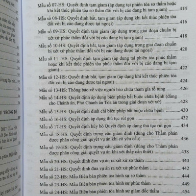 Sách So Sánh - Đối Chiếu Bộ Luật Tố Tụng Hình Sự Năm 2015 sđ, bs năm 2021 và Các Biểu Mẫu Trong Bộ Luật Tố Tụng Hình Sự (V2226A)