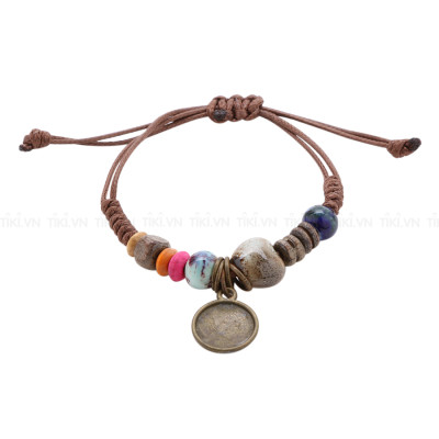 Combo 2 Dây Sứ 3-4 Hạt A 262 - Móc Khóa A 261 (Mẫu Ngẫu Nhiên)