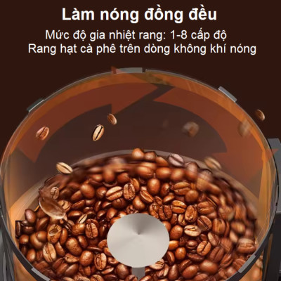 Máy rang hạt cà phê công nghệ gia nhiệt không khí . Thương hiệu Mỹ cao cấp Cafemasy CCR-305D. HÀNG CHÍNH HÃNG