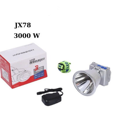 Đèn Piin Đội Đầu Ultra S J78 – 3000W Siêu Sáng, Rọi Xa 1500M, Pin Trâu Xuyên Đêm, đèn trang trí