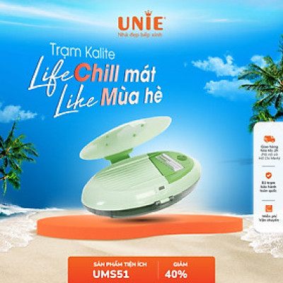 Bộ xay cắt thực phẩm đa năng Unie UMS51, Thay thế 5 dụng cụ cắt thái thực phẩm,Tạo hình rau củ dễ dàng,chất liệu cao cấp - hàng chính hãng