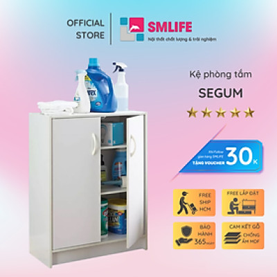 Tủ phòng tắm gỗ hiện đại SMLIFE Segum
