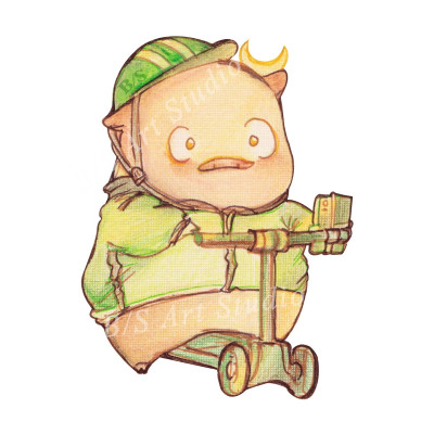 PIG MOON Sticker - Nhà sách Pig Moon - Pig Moon Bookstore - Nhãn dán decal - Decal trang trí - Sticker dán trang trí ốp điện thoại