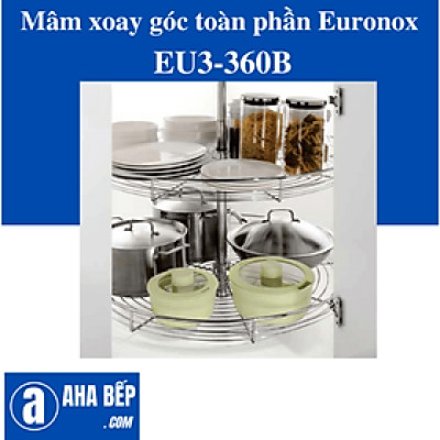 MÂM XOAY GÓC TOÀN PHẦN EURONOX EU3-360B - HÀNG CHÍNH HÃNG
