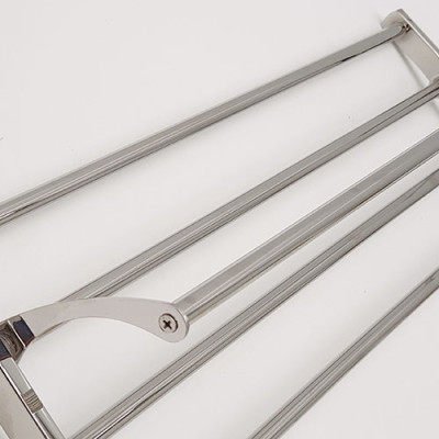 Kệ treo khăn tắm Inox SUS 304 đa chức năng Eurolife EL-B7 (Trắng bạc)