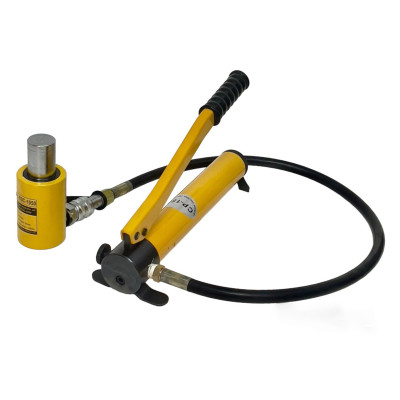 Bộ kích thủy lực RSC-1050 thân cao 95mm tải trọng 10 tấn hành trình 5cm và bơm tay CP-180