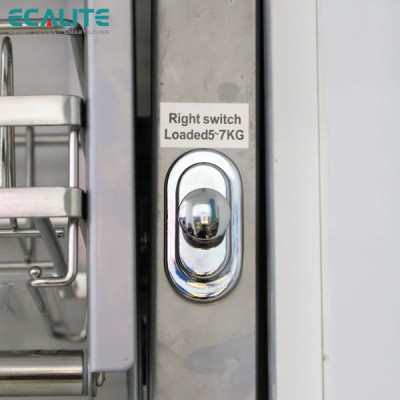 Kệ Chén Di Động Tủ Trên Lift-Basket Ecalite EL-BL70SS - Tủ Ngang 70cm - Inox 304 Cao Cấp - Hàng Chính Hãng