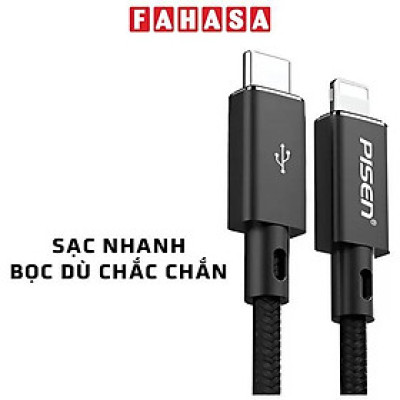 Cáp Sạc Nhanh Pisen Quick MF Lightning & Type-C (C-L ) 1000mm