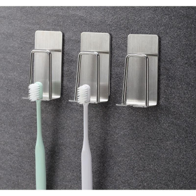 Giá Để Bàn Chải Đánh Răng Để Úp Cốc Nhà Tắm,Inox 304 Ko Gỉ, Không Khoan Đục, Sử Dụng Miếng 3M Dán Tường. TakyHome 4011