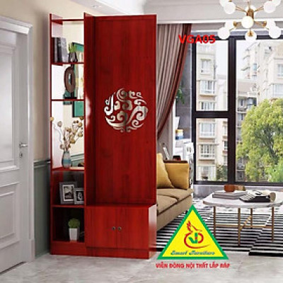 KỆ VÁCH NGĂN PHÒNG KHÁCH , NHÀ BẾP ( 1 VÁCH 1 KỆ) VGA05 - Nội thất lắp ráp Viendong Adv