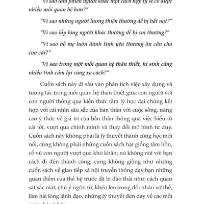Hiệu Ứng Franklin - Mối Quan Hệ Tốt Đều Bắt Nguồn Tự Sự "Làm Phiền"