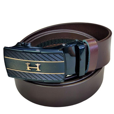 Thắt Lưng Nam Da Bò Thật TiTi ĐÔ Mặt khóa Tự Động TLNA2057