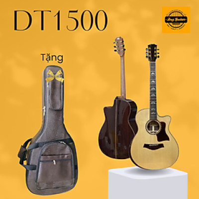 Đàn guitar acoustic DT1500 Duy Guitar Store thùng đàn gỗ cẩm Ấn chất âm thanh tốt sử dụng lâu dài cần đàn cẩn xà cừ tinh xảo