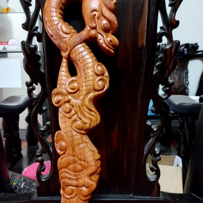 GẬY BATONG DÀNH CHO NGƯỜI GIÀ BẰNG GỖ HƯƠNG ĐÁ KT 90×13,5×4CM