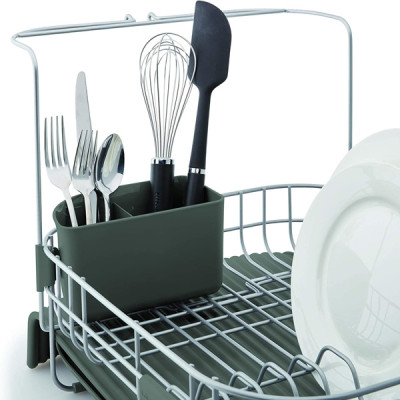 Kệ Chén Đĩa Bằng Thép Không Gỉ KitchenAid Expandable Màu Xám