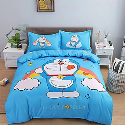 Bộ drap và vỏ chăn cotton Classic Kid VCK2025 ( 4 món )