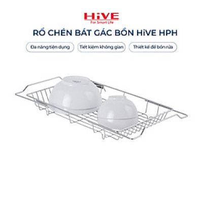 Kệ Để Đồ Gác Ngang Bồn Rửa Bát (HPH-SQUARE SLIDE SINK RACK) Cao Cấp.