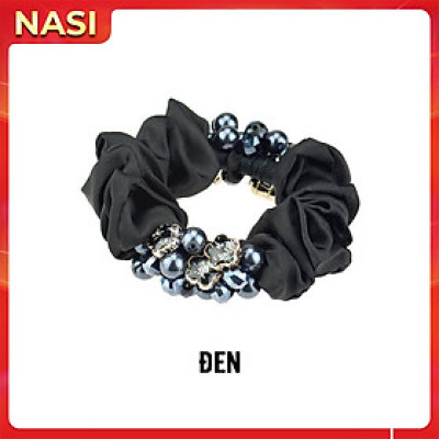 Dây buộc tóc nữ đính ngôi sao cườm ngọc NASI cao cấp dễ thương phong cách hàn quốc thun cột tóc nữ co giãn tốt phụ kiện tóc